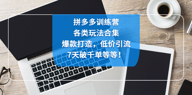 【副业项目4925期】拼多多训练营：各玩法合集，爆款打造，低价引流，7天破千单等等-知行副业网