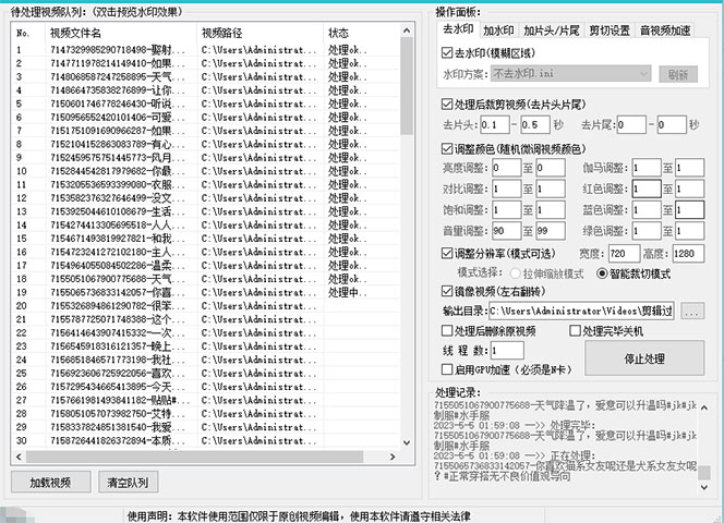 【副业项目5774期】抖音暴力起号，短视频美女号起号项目+千部擦边资源+批量剪辑去重软件-知行副业网