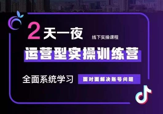 【副业项目6083期】5月22-23线下课运营型实操训练营，全面系统学习，从底层逻辑到实操方法到千川投放-知行副业网