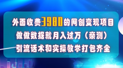 【副业项目8036期】在短视频等全媒体平台做数据流量优化，实测一月1W+，在外至少收费4000+-知行副业网
