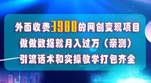 【副业项目8036期】在短视频等全媒体平台做数据流量优化，实测一月1W+，在外至少收费4000+-知行副业网