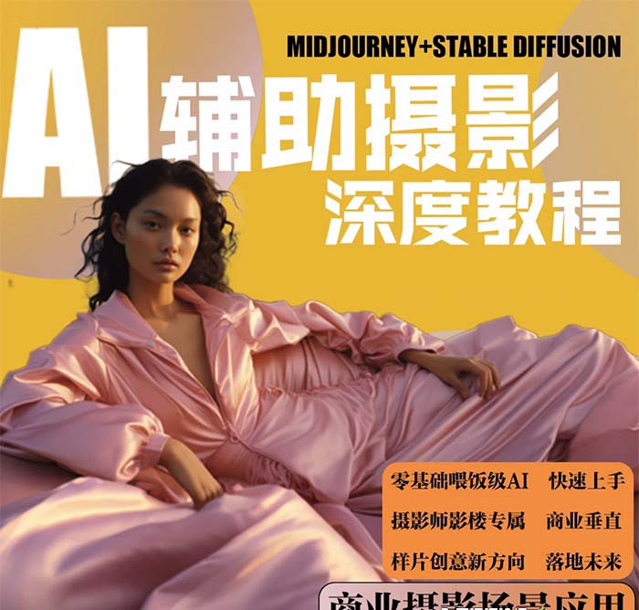 【副业8814期】2024年AI辅助摄影人工智能商业应用摄影课程（37节课）-知行副业网