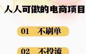 2024最新淘宝无货源电商,新手小白操作简单,长期稳定项目,日500-2000+-知行副业网